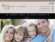 Tablet Screenshot of garlandjohnsondds.com